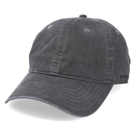 Stetson - Svart fitted Caps - Baseball Delave Organic Cotton Black Fitted @ Hatstore