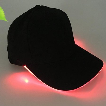 Mote LED lys opp baseball caps i bomull med blinkende glød for menn og kvinner