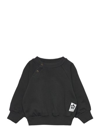 Mini Rodini Basic Solid Sweatshirt - Black - 104-110