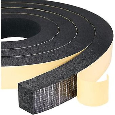 Skum Gasket Strip 2 Ruller 30mm(b) X20mm(h) X2m(l) Tetningslist Værbestandig Støtsikker Antikollisjon Møbelbeskyttelse
