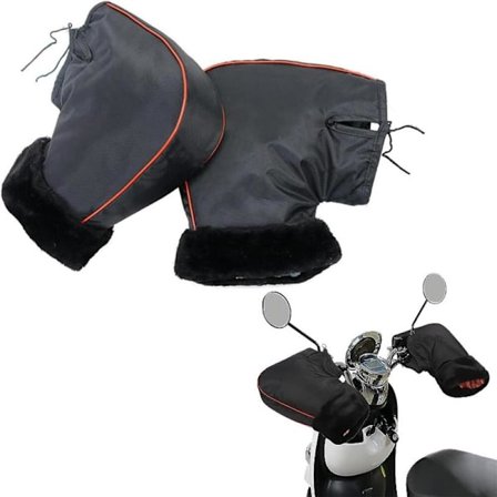 Universelle håndtagsvarmere til motorcykel, vinterkompatible håndvarmere til snescooter, beskyttende vandtæt scooterhåndtag