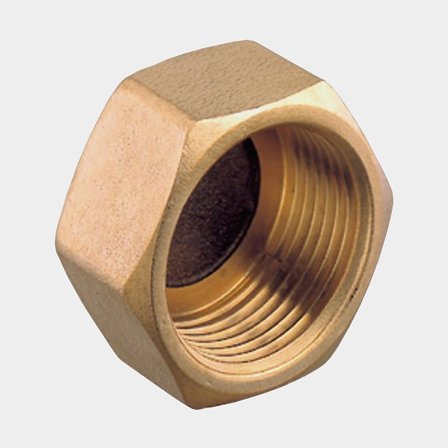 Trubková zátka Guidi Cap, mosaz, vnitřní, 2 1/2" G (BSP)