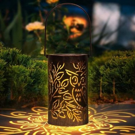 Solcelle lanterne til udendørs, LED solcelle lanterne udendørs solcelle lys til sti