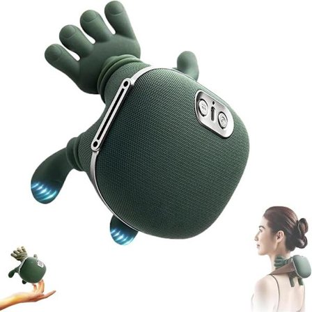 Akselmassage, shiatsu-massage til ryg og nakke, opvarmet nakke- og akselmassage, massagepude til nakke og skuldre