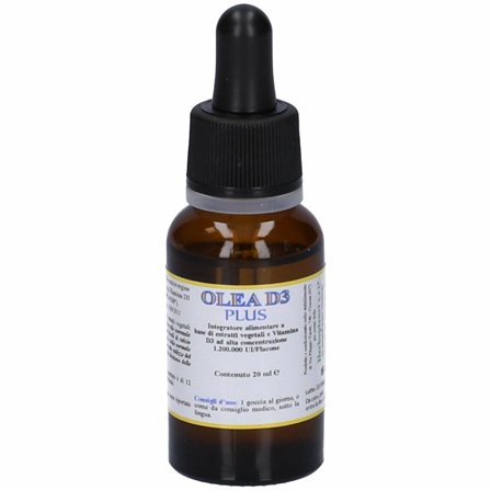 Olea D3 Plus 20ml: Integratore Vitamina D3 ad Alta Potenza