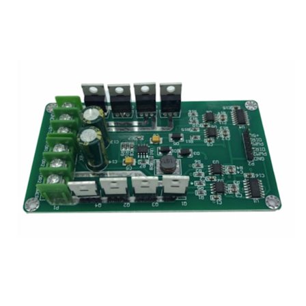 Dobbel motor driver modulbrett H-bro DCMOSFET IRF3205 3-36V10A topp 30A DC motor driver brett med bremsefunksjon