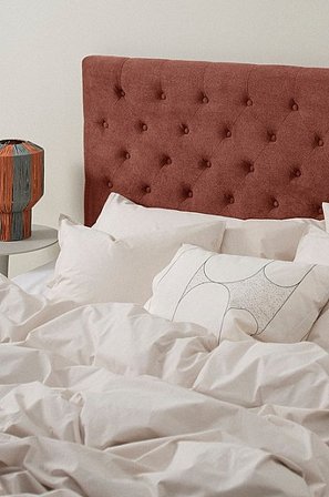 Jotex - Sengegavl 160 Cm Rustrød - SKENE - Køb Sengegavle hos Jotex