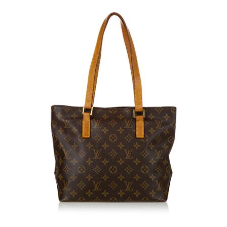 Louis Vuitton Vintage Pre-owned Cabas Piano Monogram Tote Tas , Bruin , Dames , Maat: ONE Size Vintage Tassen