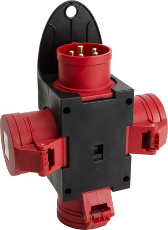 Garo GUS 16/0300 Grenuttag 3 st. uttag, för fasdrift, Anslutningsdon & kablar