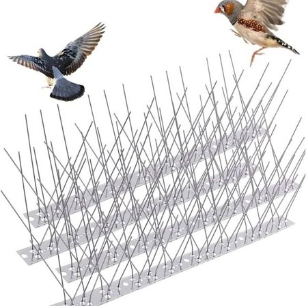 Fuglespyd i rustfrit stål, fuglespyd i stål,