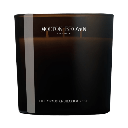 Molton Brown Delicious Rhubarb & Rose Luxury Scented Candle Doftljus rumsdofter Unisex 600 G