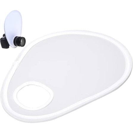 1 bærbar blitsdiffuser, blitsdiffuser, kameraobjektivdiffuser