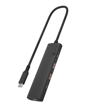 ICY BOX 4-Port USB 3.2 Gen 2 Hub, 10 Gbit/s, 2x Type-C, 2x Type-A