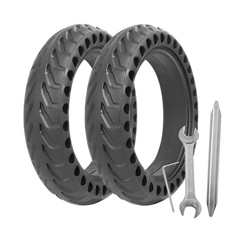 2 dekk + dekkverktøy - Xiaomi - Punkteringsfri - Honeycomb