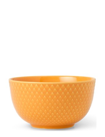 Lyngby Porcelæn Rhombe Color Skål - Yellow - Ø 11 cm