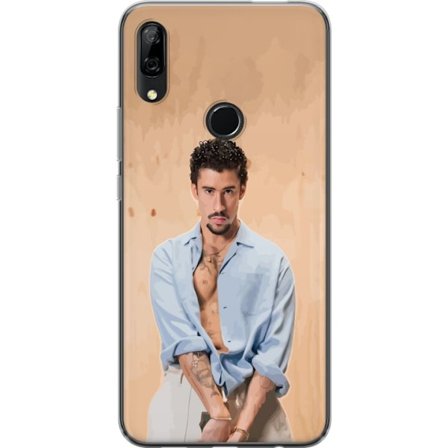 Kompatibel Mobilcover til Huawei P Smart Z Bad Bunny Super Bowl-inspireret grafik med NFL-trofæ og San Francisco-bro i sportdesign