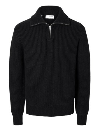 Selected | Slhland Ls Knit Half Zip | S