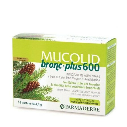 Mucolid Bronc Granulare 600 Plus 14 Bustine