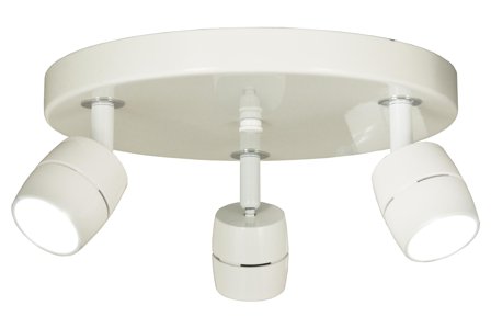 Aneta Lighting LUMI 3-SPOT plate, hvit, 3 x 5W LED