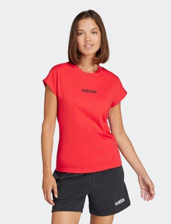 adidas Sportswear W Lin Sj T - Red - XL