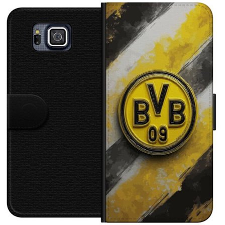 Kompatibel Tegnebogsetui til Samsung Samsung Galaxy Alpha Farverigt abstrakt puslespillsmønster, der symboliserer fællesskab, mangfoldighed og kreat