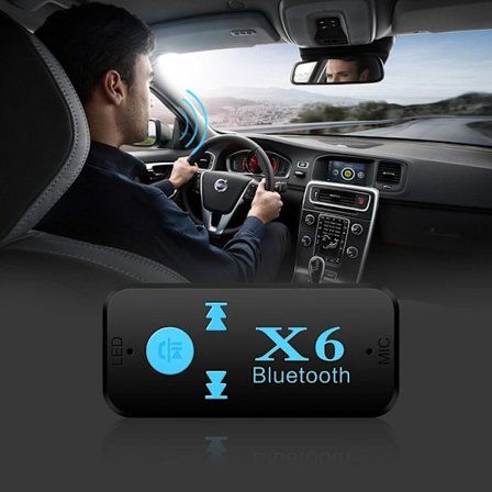 Bluetooth 5.0 -musiikin vastaanotin autoon/kotistereoihin, Bluetooth AUX