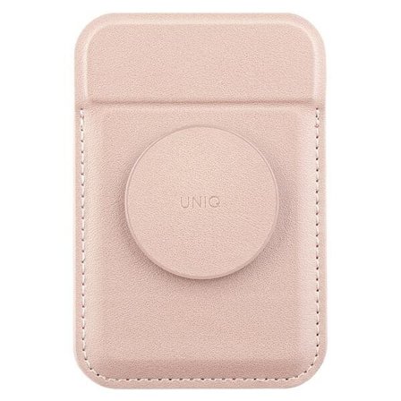 Uniq Flixa Magnetisk kortplånbok med stativ Rosa/Blush Pink MagSafe