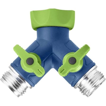 Tovejs haveslangekobling, vandhanedeler, Y-slangekobling, let greb, LZP