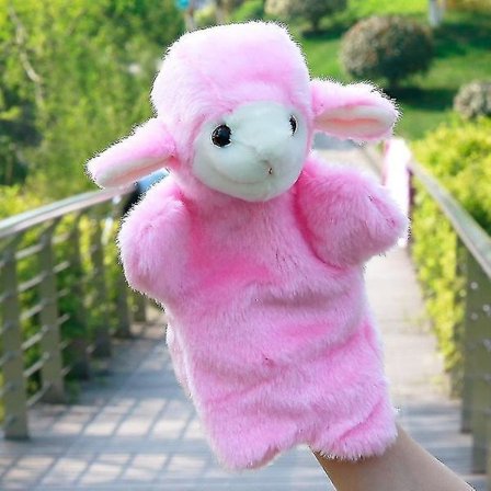 Plyschleksak för djurhanddockor, rekvisita 25 cm #26