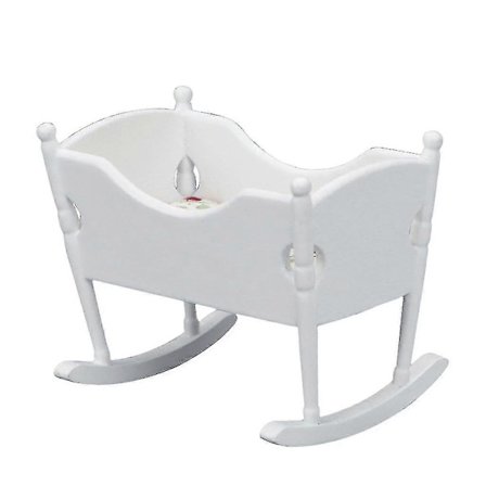 Simuleringsmodell av vugge i tre for soverom, 2 stk