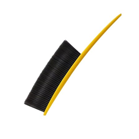 Husholdningsforlenget håndtak Seng feiemaskin Myk børste Sofa støvbørste Gul Sengebørste