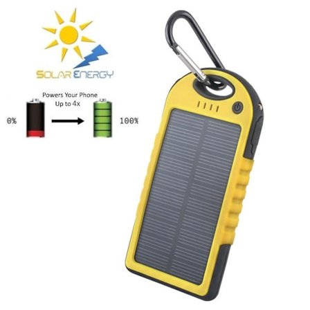 Forever 5000mAh Solen Powerbank till Mobiltelefoner &Surfplattor