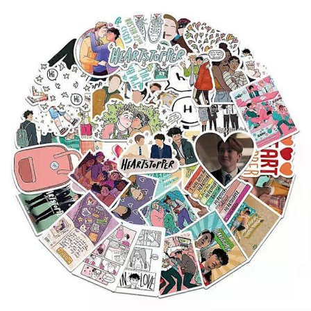 50 kpl Heartstopper Charlie Spring Nick Nelson Muistikirja Graffiti Teini-ikäisten Tarrat