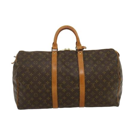 Louis Vuitton Vintage, Pre-Owned Keepall 50 Bruin, Dames, Maat:ONE Size
