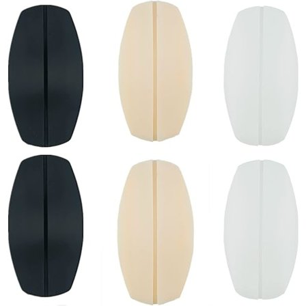 3 par silikone BH-strop puder, skridsikre smertelindrende skulderpuder, 9 x 5 cm BH-stropholder-FX-