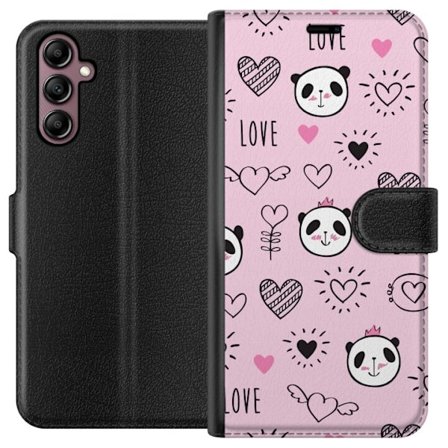 Yhteensopiva Lompakkokotelo Samsung Galaxy A14 5G Panda Love