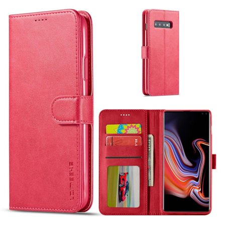 LC.IMEEKE Samsung Galaxy S10 flip etui - Rose