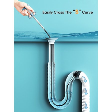 Avloppsrör Unblocker Slang Fjäder Rör Muddringsverktyg