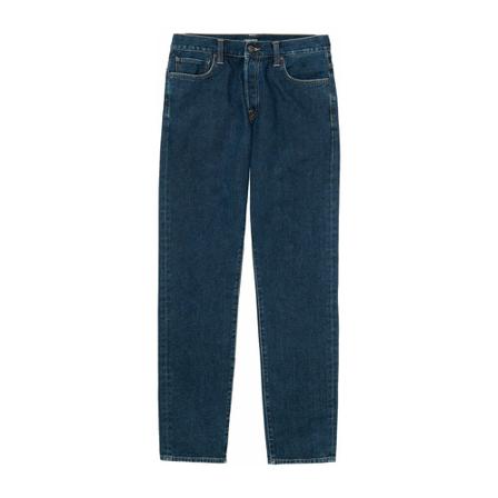 Carhartt Wip, Straight Jeans Blauw, Heren, Maat:W33