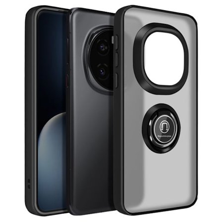 Skyddsfodral för Honor Magic 7 Pro - Honor - Magnetring - Stötsäker - Polykarbonat - Svart