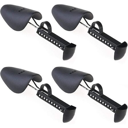 2 par justerbare skostøtter til skostrækker (sort) Acsergery gave