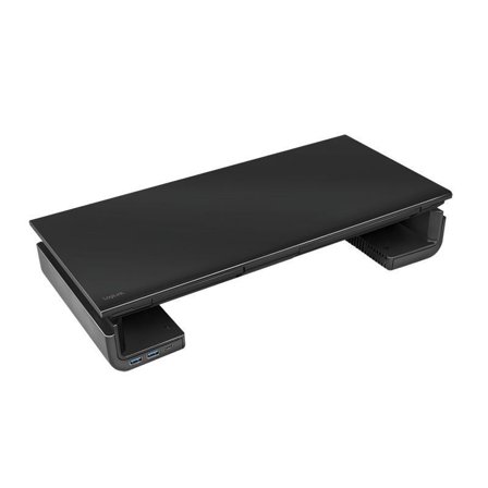 LogiLink Monitorerhöhung,420-520mm, ergo.,2xUSB 3.0, 1xUSB-C