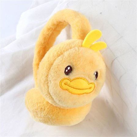 Barns plysch öronkåpor Lilla Gul Anka GUL LILLA SÖT