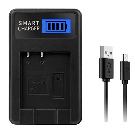 Kamerabatteri LCD-laddare för Cyber-shot DSCT110,DSCT99,DSCTF1 Mångsidig laddningslösning för kameror Batterier