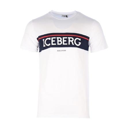 Iceberg T-Shirts Hvid, Herre, Størrelse: M