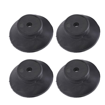 4 stk støddæmpende gummipuder til vakuumpumpe Oliefri lille luftkompressortilbehør