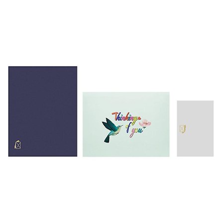 Tænker på dig-kort med kuvert - Et hjerteligt udtryk for omsorg og støtte