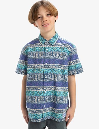 Quiksilver Global Heat Ss Youth - Blue - 152