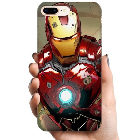 Kompatibelt Mobilskal till Apple Apple iPhone 8 Plus Iron Man - Marvel