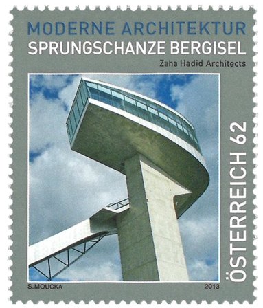 Østrig - Moderne arkitektur - Postfrisk frimærke